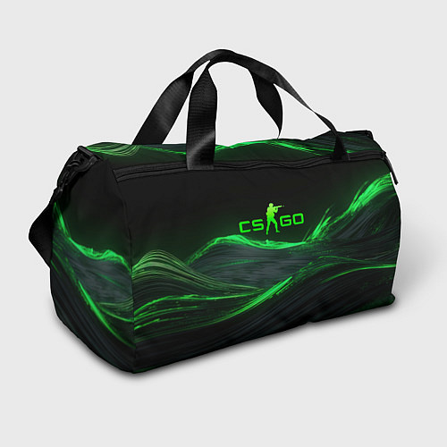 Спортивная сумка CSGO neon green logo / 3D-принт – фото 1