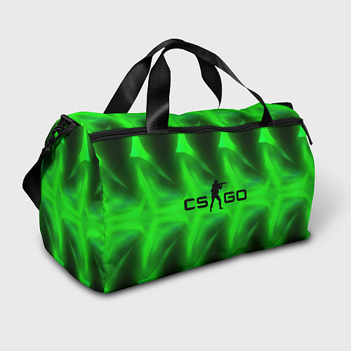 Спортивная сумка CSGO green logo / 3D-принт – фото 1