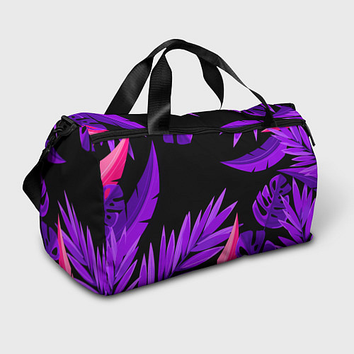 Спортивная сумка Floral composition - neon / 3D-принт – фото 1