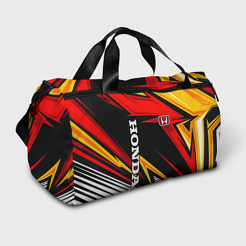Спортивная сумка Honda - красный и оранжевый / 3D-принт – фото 1