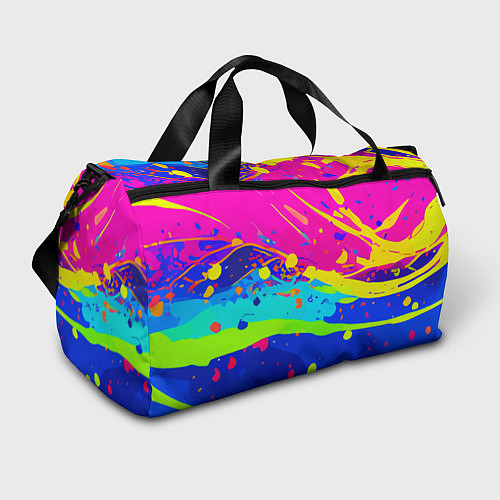 Спортивная сумка Красочная абстрактная композиция / 3D-принт – фото 1