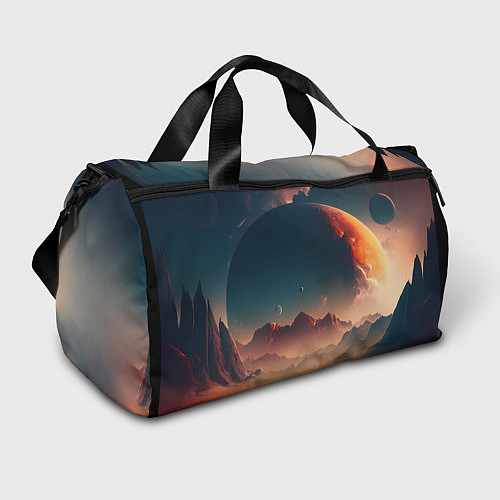 Спортивная сумка Планета в далеком космосе / 3D-принт – фото 1