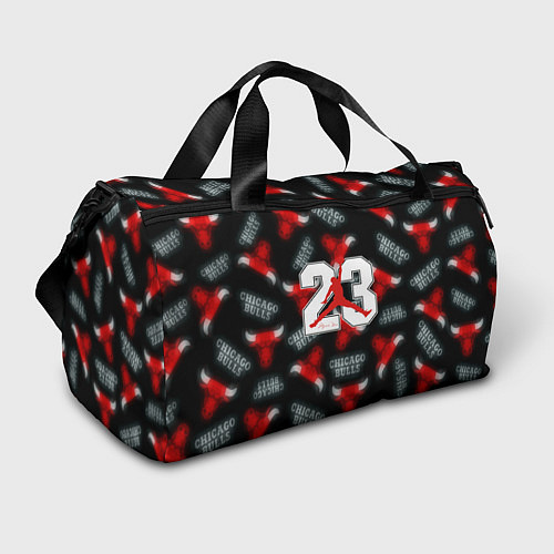 Спортивная сумка Basketball jordan logo / 3D-принт – фото 1