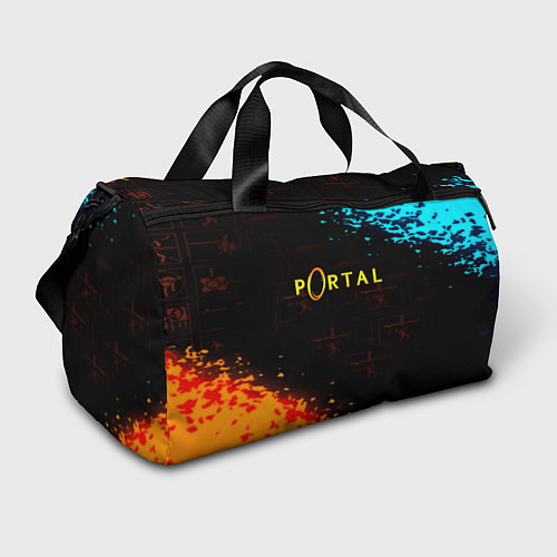 Спортивная сумка Portal x Half life / 3D-принт – фото 1