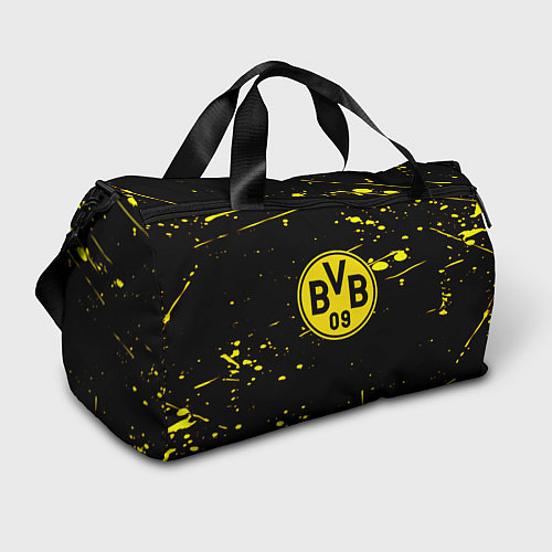Спортивная сумка Borussia yellow splash / 3D-принт – фото 1