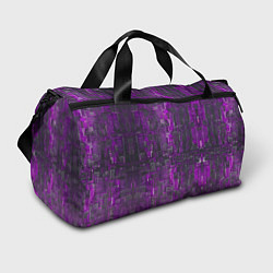 Сумки спортивные Фиолетовый металл модерн, цвет: 3D-принт