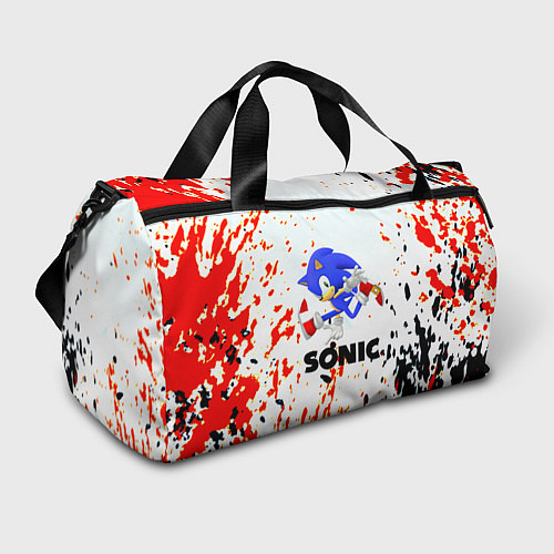 Спортивная сумка Sonic краски абстрактные / 3D-принт – фото 1
