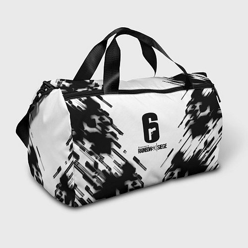 Спортивная сумка Rainbox Six geometry black / 3D-принт – фото 1