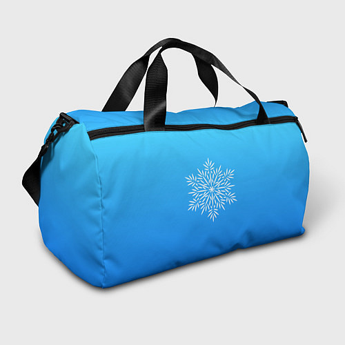 Спортивная сумка Крупная снежинка / 3D-принт – фото 1