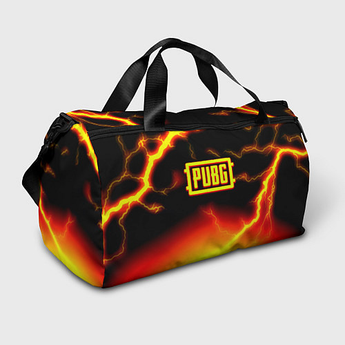 Спортивная сумка PUBG огненный шторм из молний / 3D-принт – фото 1