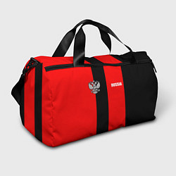 Спортивная сумка Красный и черный - герб РФ