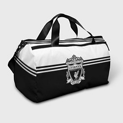 Спортивная сумка Ливерпуль - черно-белый