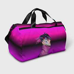 Спортивная сумка Lil Peep фиолетовый лук
