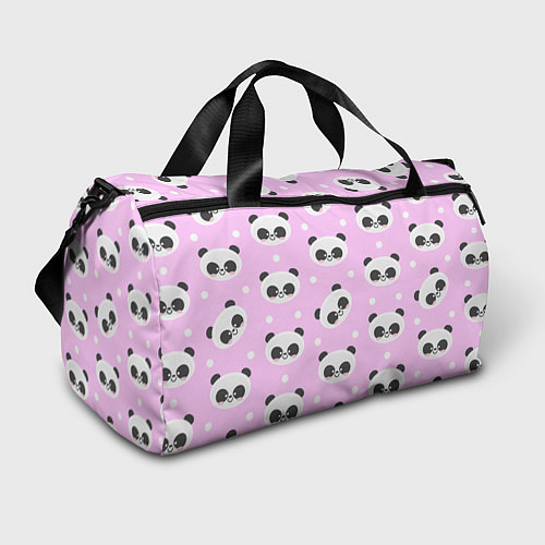 Спортивная сумка Милая улыбающаяся панда / 3D-принт – фото 1