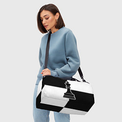 Сумки спортивные Шахматы - ферзь, цвет: 3D-принт — фото 2