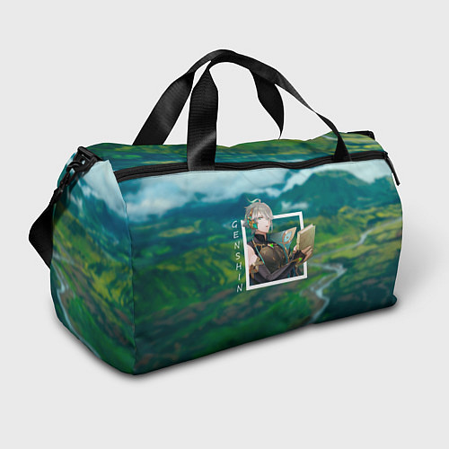 Спортивная сумка Аль-Хайтам на фоне природы / 3D-принт – фото 1
