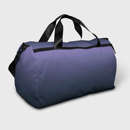 Спортивная сумка Градиент приглушённый сиреневый / 3D-принт – фото 1