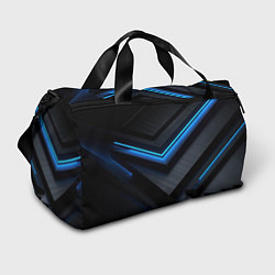 Спортивная сумка Голубая абстракция