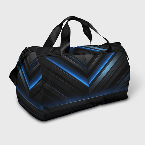 Спортивная сумка Оттенки синего абстракция / 3D-принт – фото 1