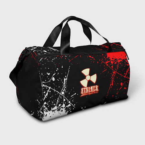 Спортивная сумка Stalker краски огненный / 3D-принт – фото 1
