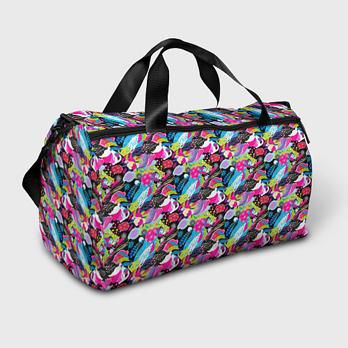 Спортивная сумка Цветочный листопад / 3D-принт – фото 1