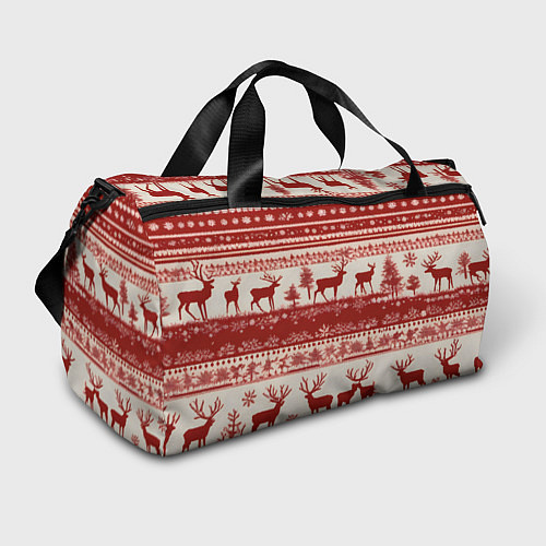Спортивная сумка Красные олени / 3D-принт – фото 1