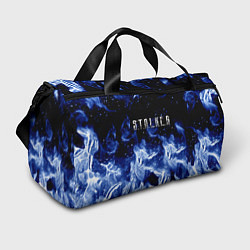 Сумки спортивные Stalker огненный синий стиль, цвет: 3D-принт