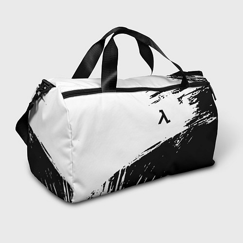 Спортивная сумка Half life black color / 3D-принт – фото 1