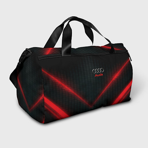 Спортивная сумка Audi stripes neon / 3D-принт – фото 1