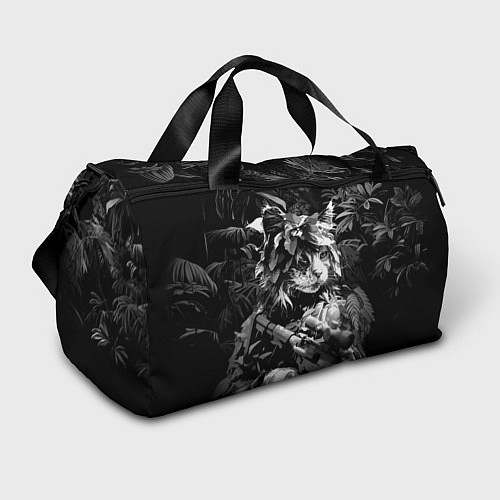 Спортивная сумка Кот снайпер / 3D-принт – фото 1