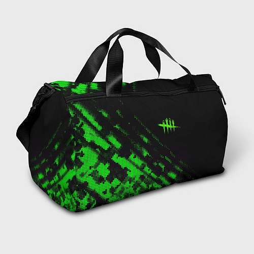 Спортивная сумка Dead by daylight green neon / 3D-принт – фото 1