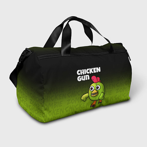 Спортивная сумка Chicken Gun - Zombie Chicken / 3D-принт – фото 1