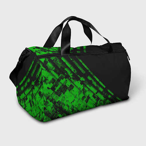 Спортивная сумка Неоновые полосы цветные / 3D-принт – фото 1