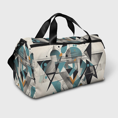 Спортивная сумка Три человека авангард / 3D-принт – фото 1