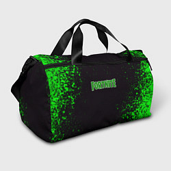 Спортивная сумка Fortnite зеленый краски лого