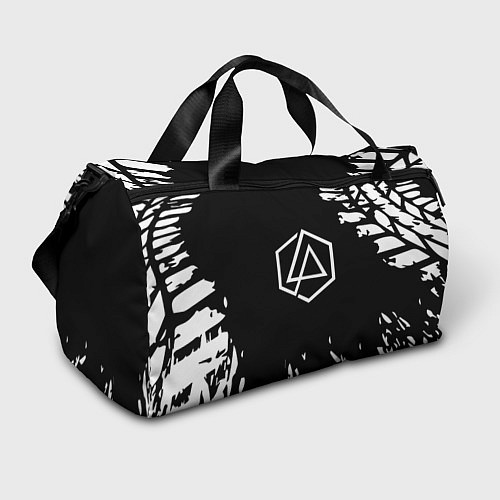 Спортивная сумка Linkin park краски текстура рок / 3D-принт – фото 1