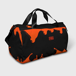 Спортивная сумка PUBG orange splash