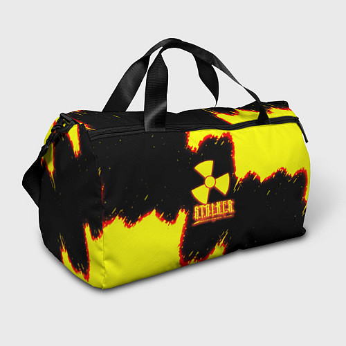 Спортивная сумка Stalker огненные краски / 3D-принт – фото 1