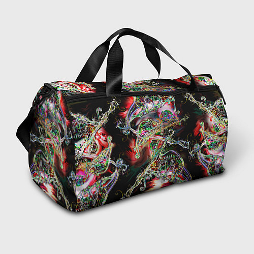 Спортивная сумка Хамелеоновый рейв / 3D-принт – фото 1