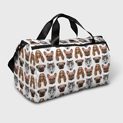 Спортивная сумка Текстура собак