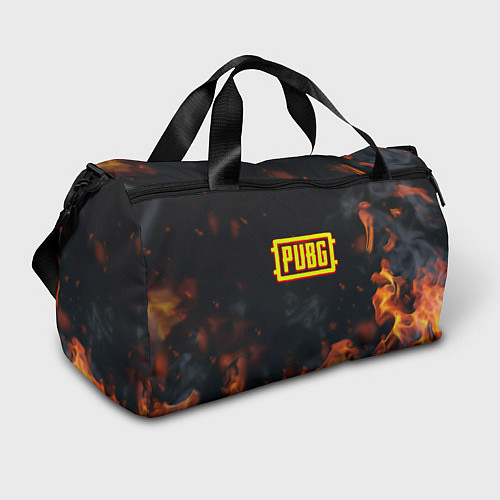Спортивная сумка Pubg fire abstraction / 3D-принт – фото 1