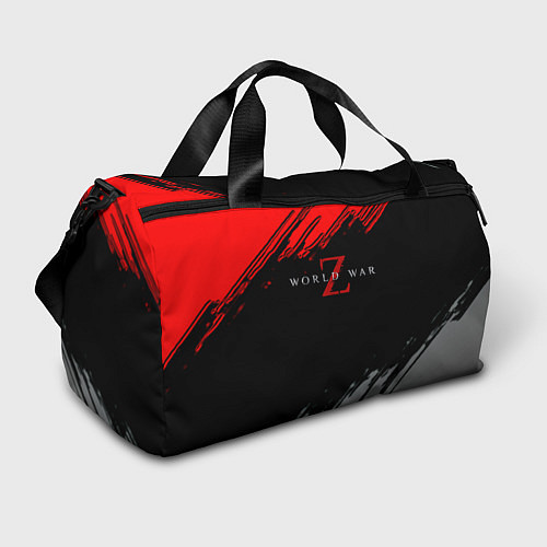 Спортивная сумка World war z краски текстура / 3D-принт – фото 1