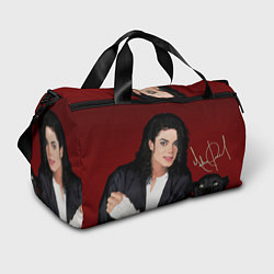 Спортивная сумка Michael Jackson с пантерой и автографом