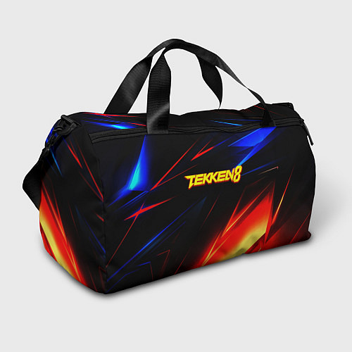 Спортивная сумка Теккен 8 geometry stripes / 3D-принт – фото 1