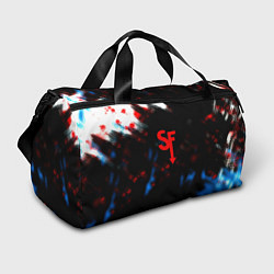 Спортивная сумка Салли фейс текстура краски