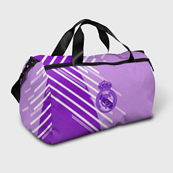 Сумки спортивные Real Madrid текстура фк, цвет: 3D-принт