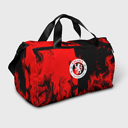 Спортивная сумка Chelsea fire storm текстура