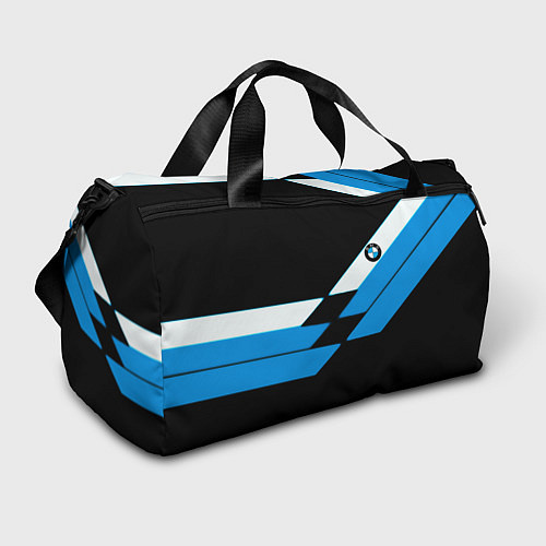 Спортивная сумка BMW sport geometry blu / 3D-принт – фото 1