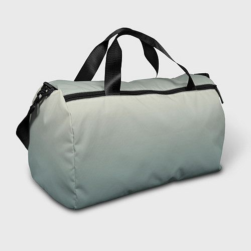 Спортивная сумка Серо-зелёный приглушённый градиент / 3D-принт – фото 1