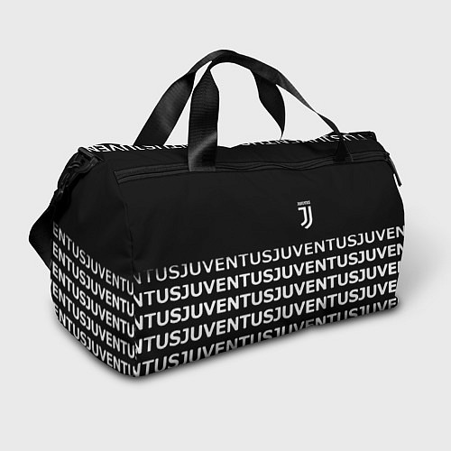 Спортивная сумка Juventus pattern fc club steel / 3D-принт – фото 1